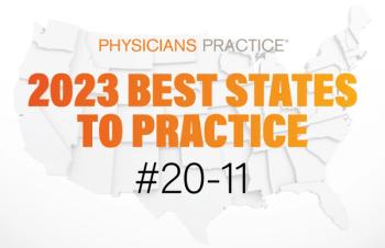 2023 Physicians Practice best states to practice: 20-11